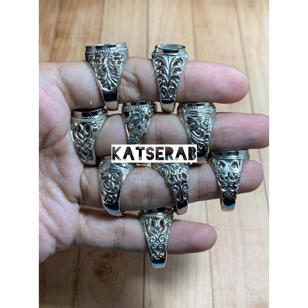 Ring alpaka kualitas super dimensi kecil / alpaka kerancang super good quality / emban alpaka kualit