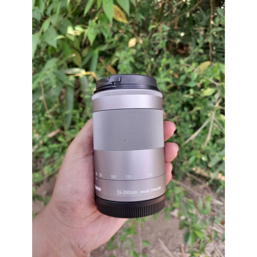 LENSA CANON TELE 55-200 MM IS STM TO EOS M/M2/M3/M5/M6/M10/M100/M200/M50