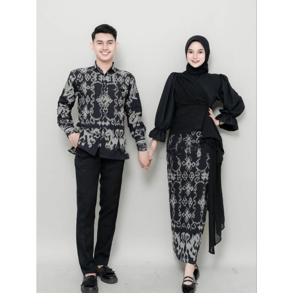 COUPLE TENUN PASANGAN BAJU LEBARAN KONDANGAN Baju Couple Pasangan