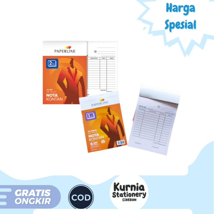 

Paperline Buku Nota Kontan Kecil PPL 1 & 2 ply