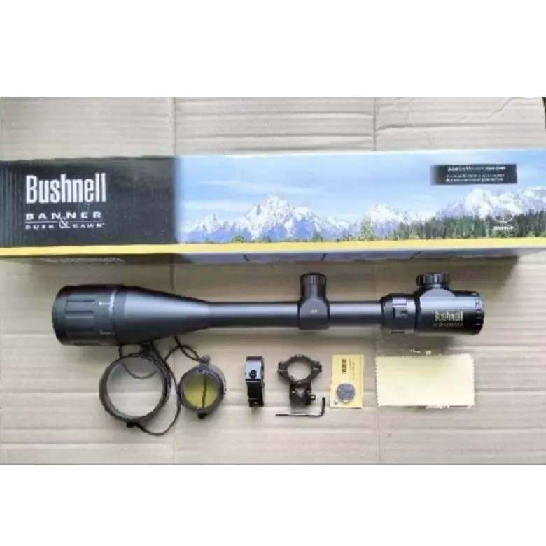 Teropong Jarak Jauh Teleskop Bushnell 6-24x50AOEG Tahan Getaran