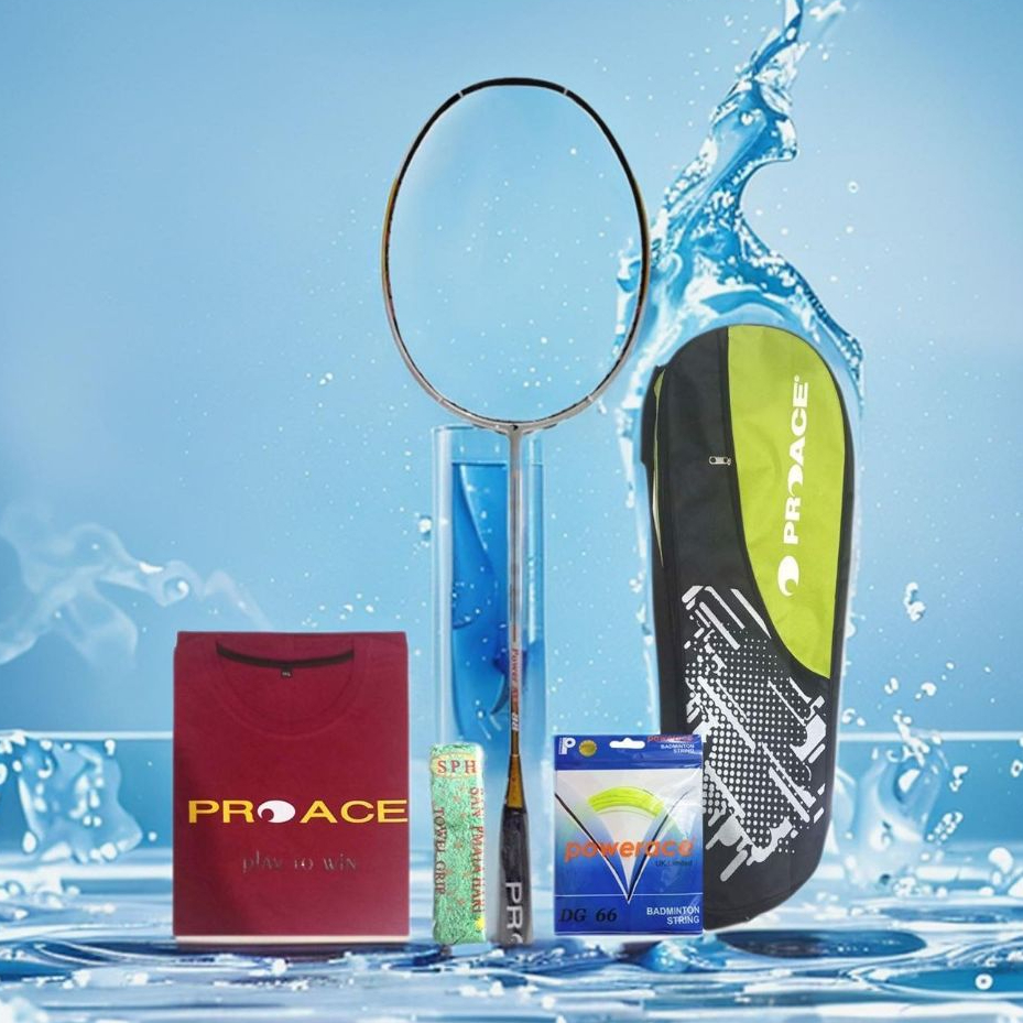 Raket Badminton ProAce Power Ace 88 Bonus Komplit Raket Pro Ace Power Ace 88