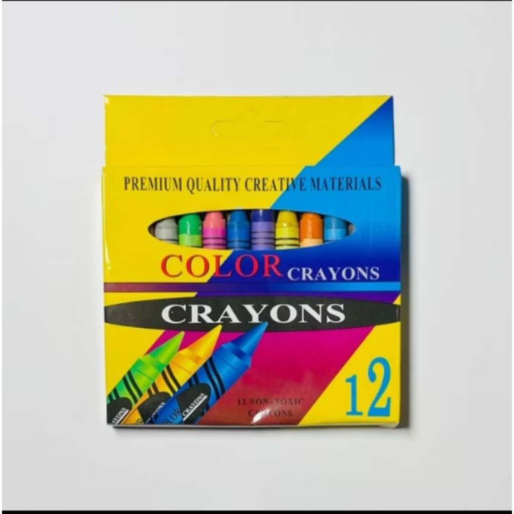 

CRAYON PENSIL WARNA ISI 12PCS / COLOR CRAYONS 12 NON-TOXIC / PENSIL KRAYON GAMBAR