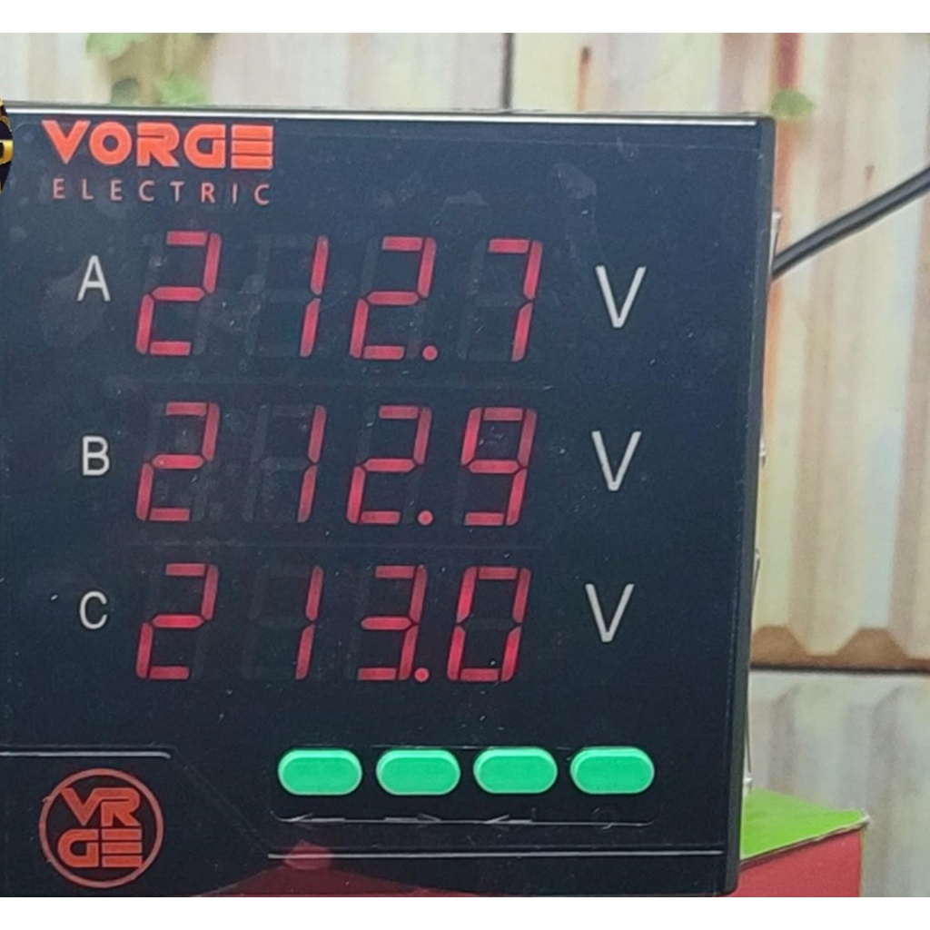 Digital volt Meter 3 Phase voltmeter 3Phasa