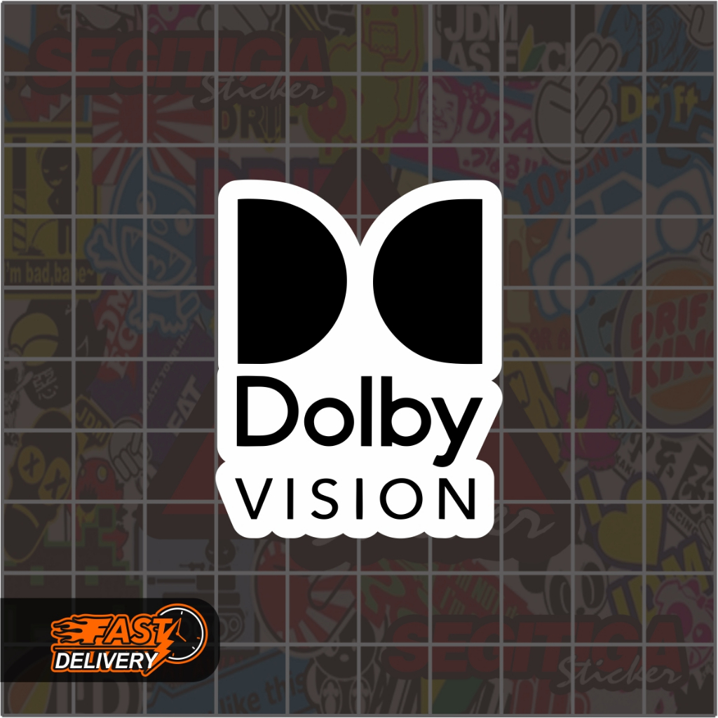 

Sticker Dolby Vision Ukuran 4 x 5 Cm