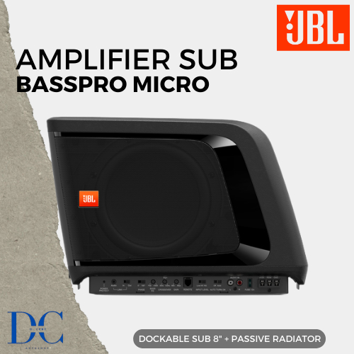 Amplifier Subwoofer Active Mobil - Amplifier Subwoofer Aktif JBL Basspro MICRO - 8 Inch Dockable Sub