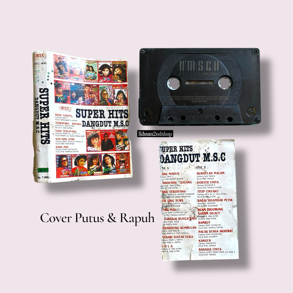 Kaset Pita Super Hits Dangdut MSC