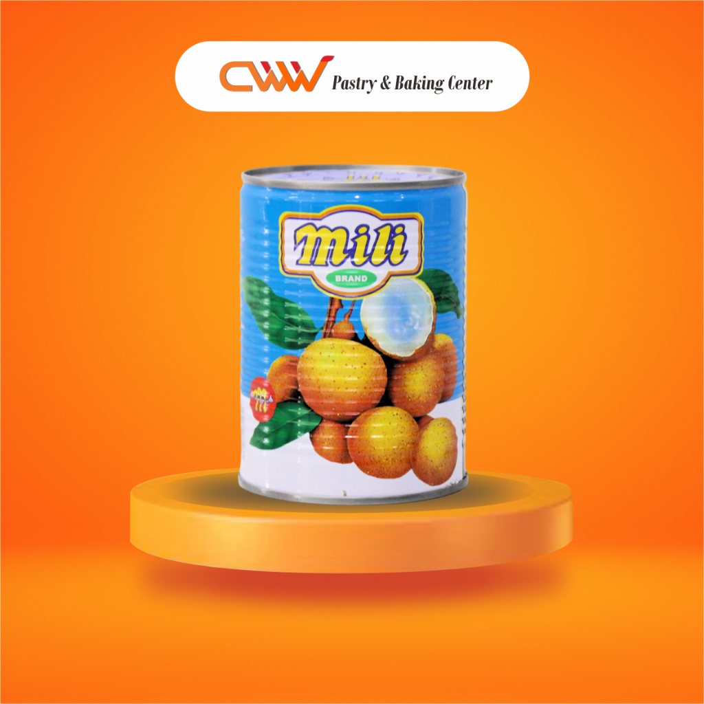 

Mili Longan in Syrup Lengkeng Buah Kaleng 565g Dekorasi Cake Kue Pie Tart Es Campur