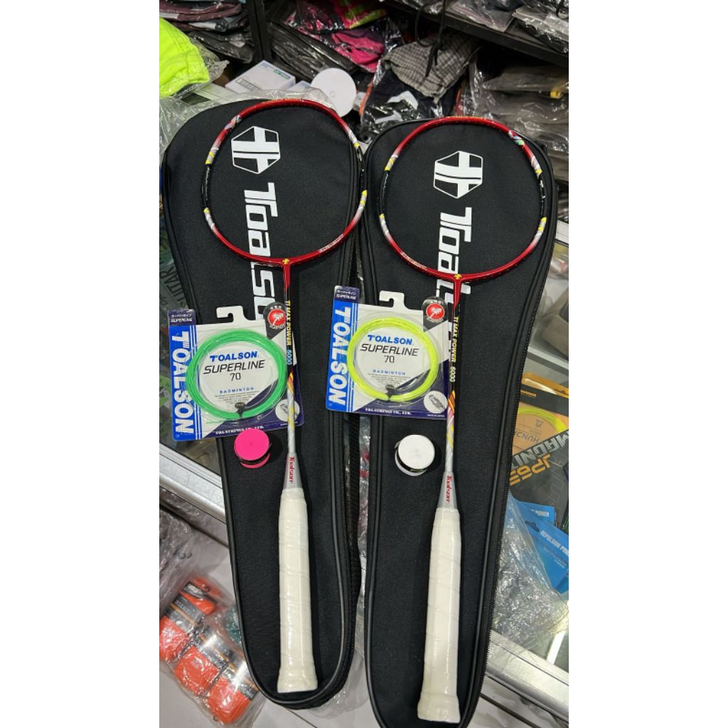 Raket badminton bulutangkis Toalson Ti max Timax 5000 power SKS 100% original made in JAPAN