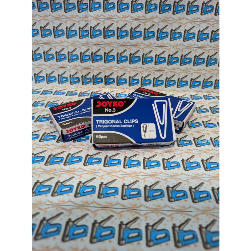 

Trigonal Clip/Paper Clip/Penjepit kertas No 3 Joyko
