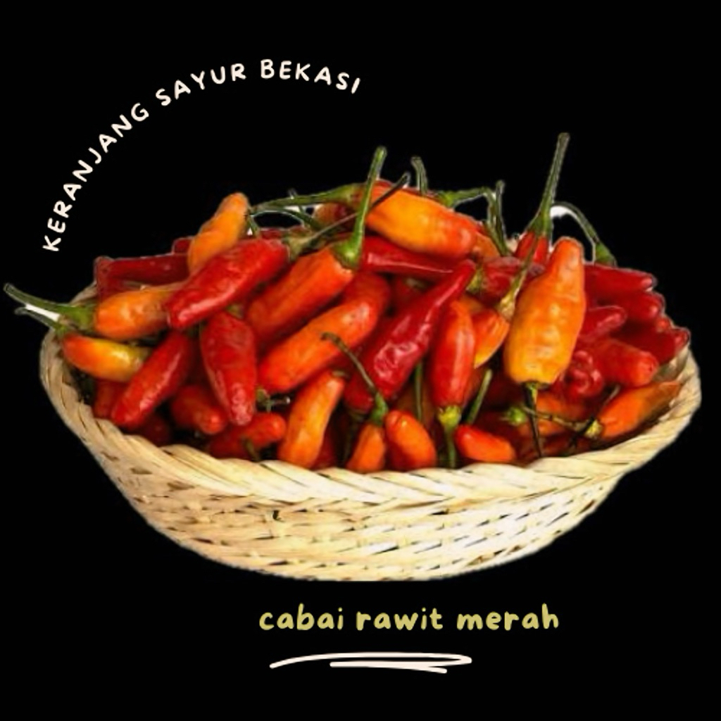 

cabai rawit merah / keranjang sayur bekasi