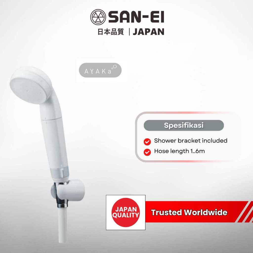 SAN-EI Ayaka Ultra-Fine Bubble Water Purifier Shower Set PS7964-CT6A-MW2