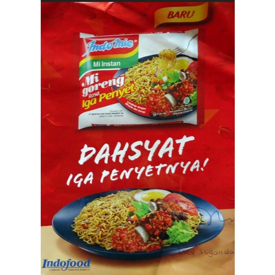

ISI 20 PCS INDOMIE RASA IGA PENYET 80GR ISI 20 PCS SETENGAH DUS
