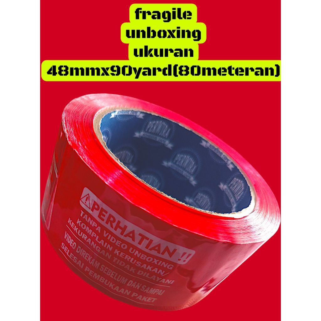 

fragile unboxing merah