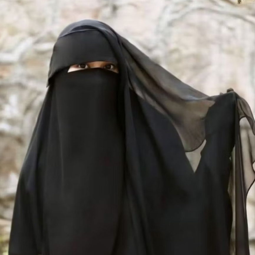 niqab long Yaman poni