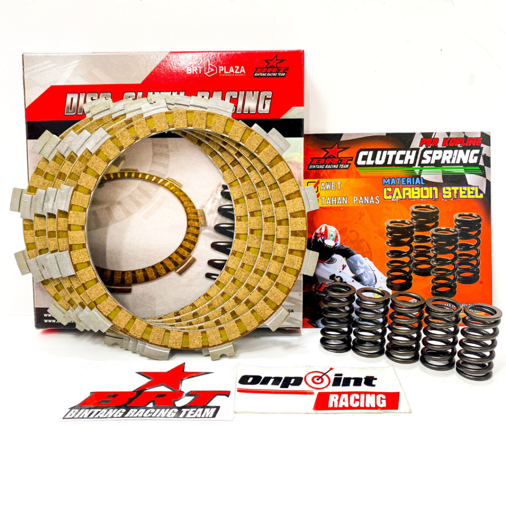 PAKETAN KAMPAS & PER KOPLING BRT SATRIA F FU FI 150 KARBU GSX 150 100% ORIGINAL BRT