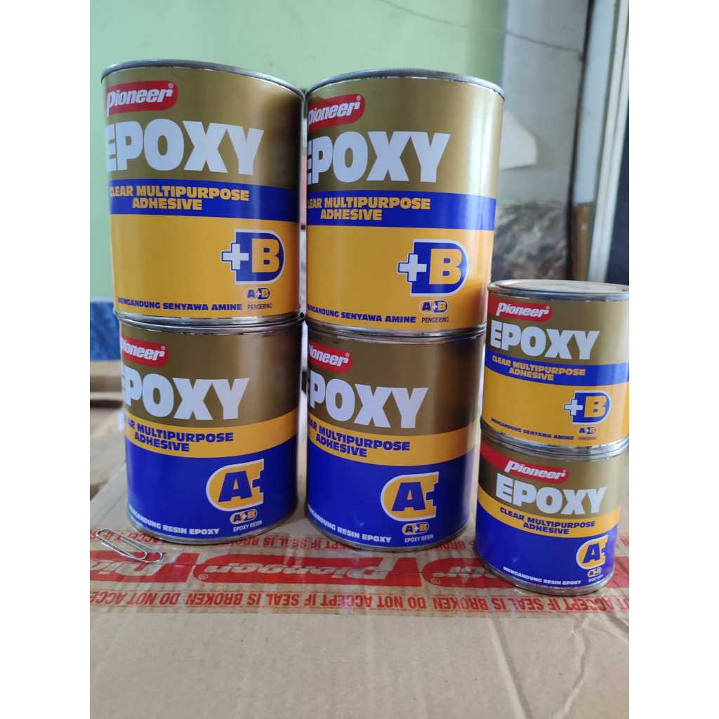 Lem Pioneer Clear Epoxy Multipurpose Adhesive 350gr Lem Epoxy lem epoksi lem kayu lem kayu bening