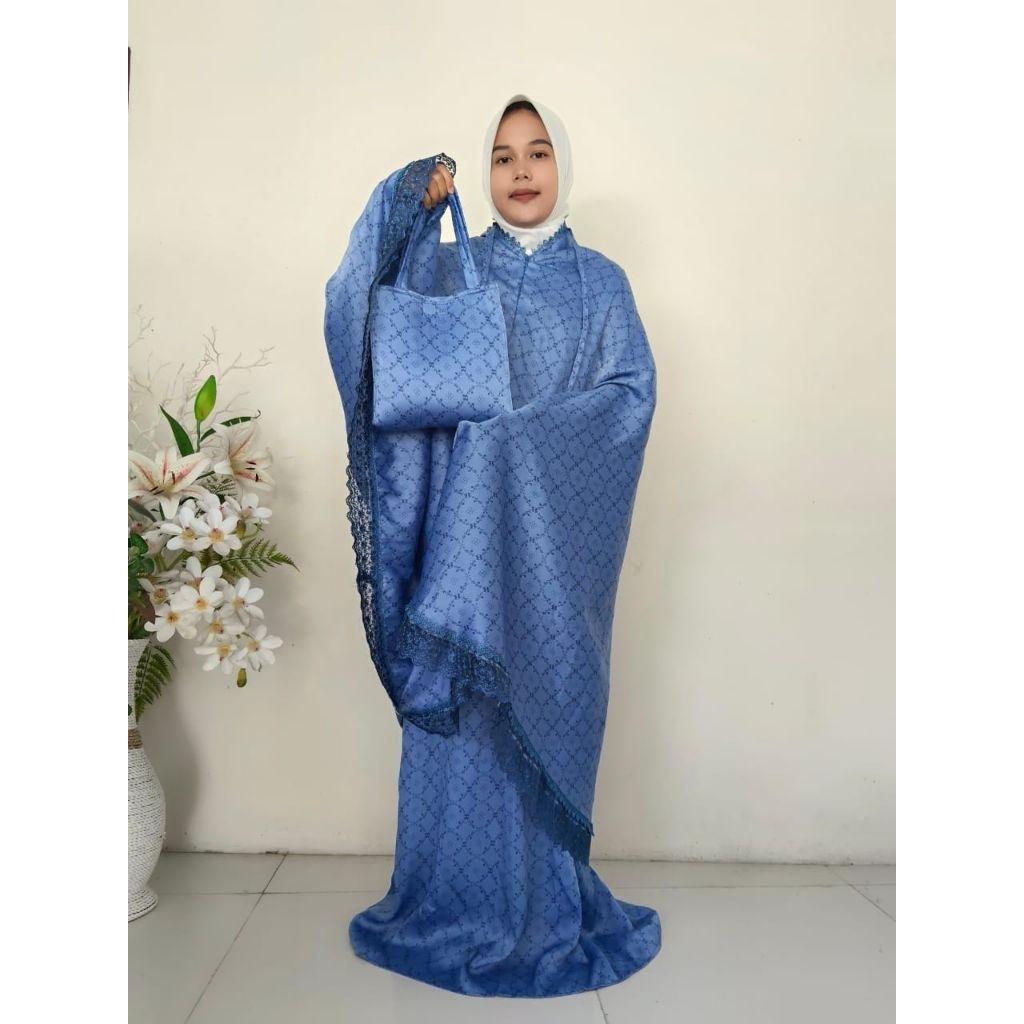 MUKENA SILK SANTORINI RENDA TILE