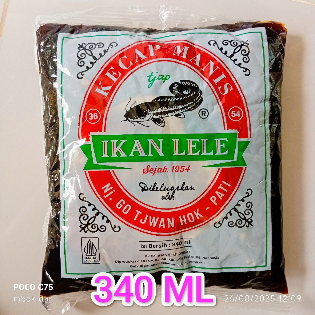 

Kecap Lele khas Pati 340ml