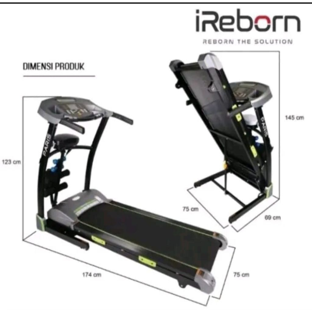 Treadmill elektrik Ireborn Unit Preloved