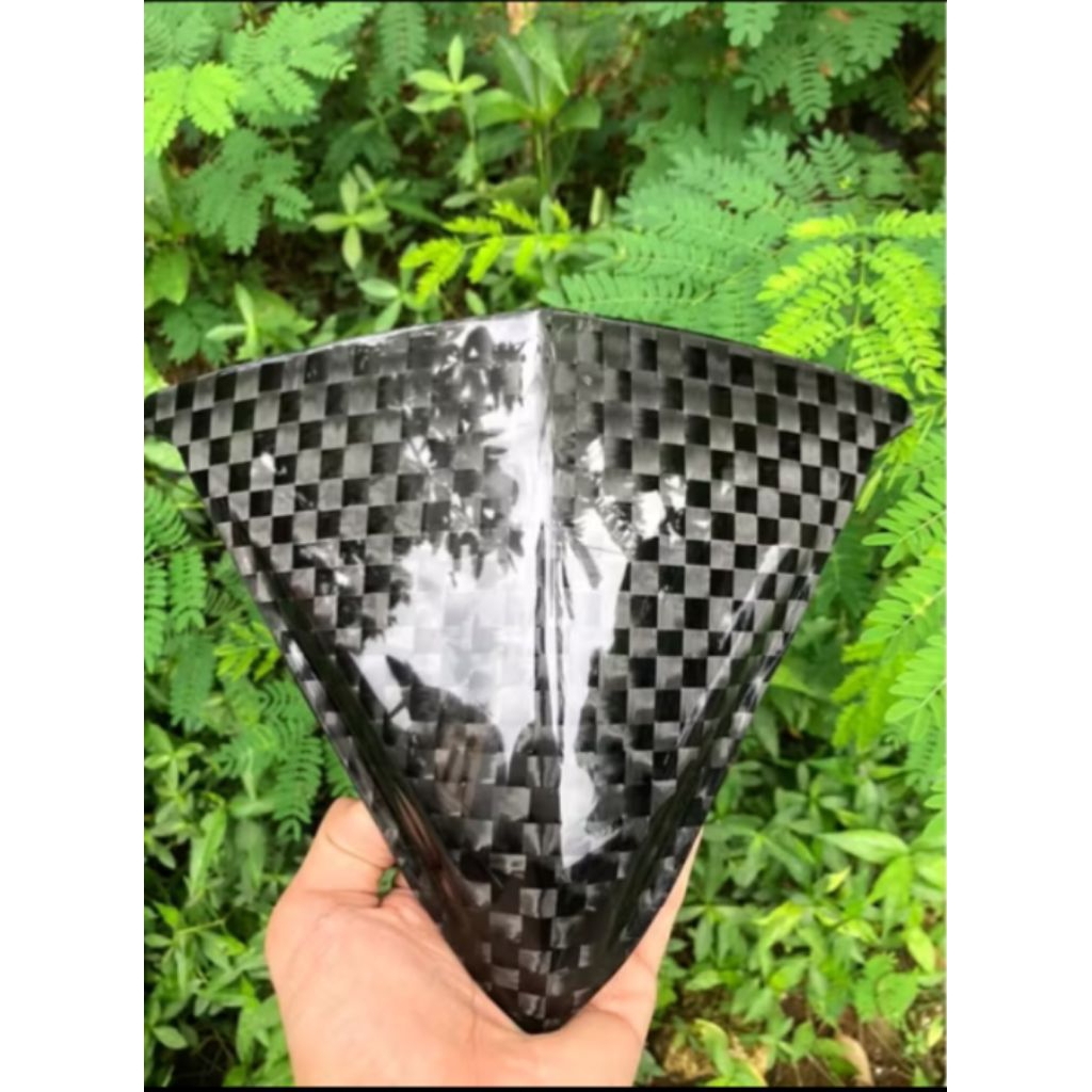 VISOR VARIO KZR 125 OLD ORIGINAL CARBON KEVLAR.