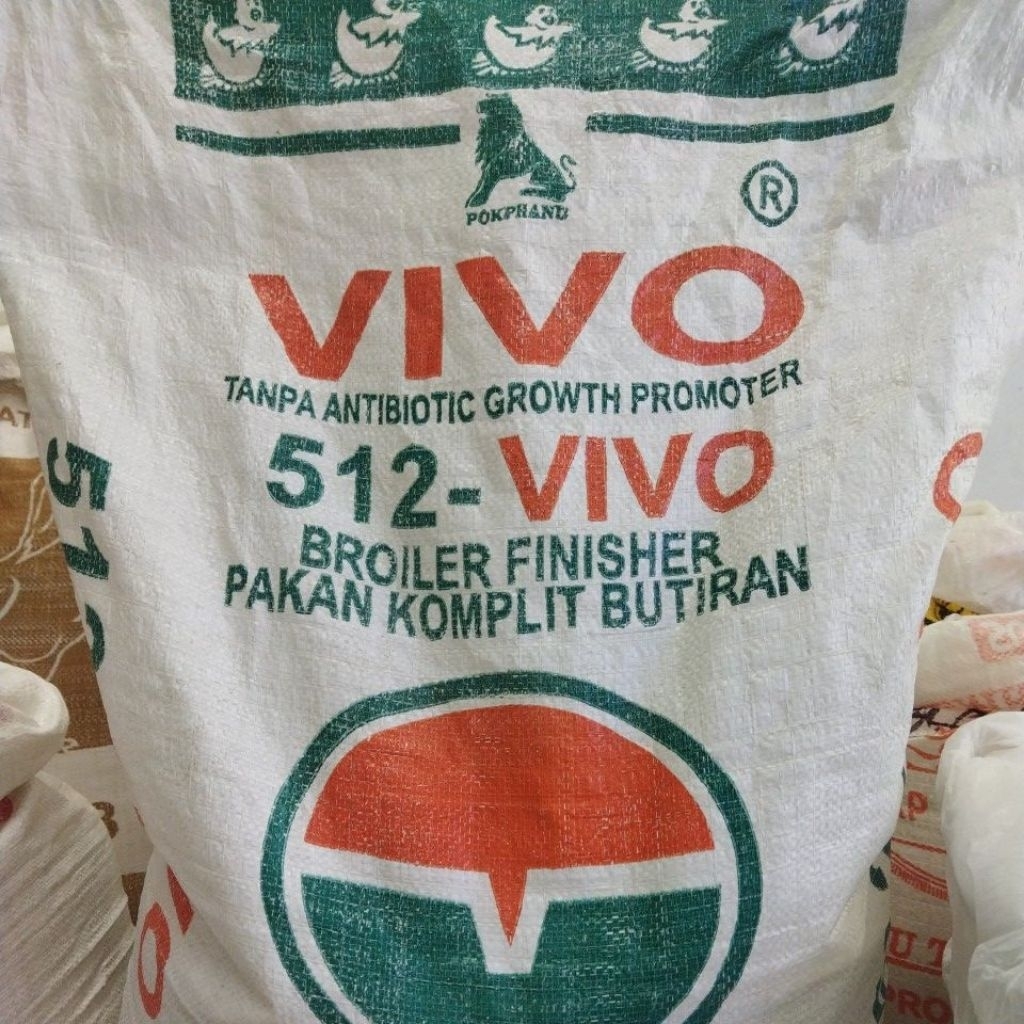 PAKAN AYAM 512 VIVO PEDAGING REPACKING 1 KG