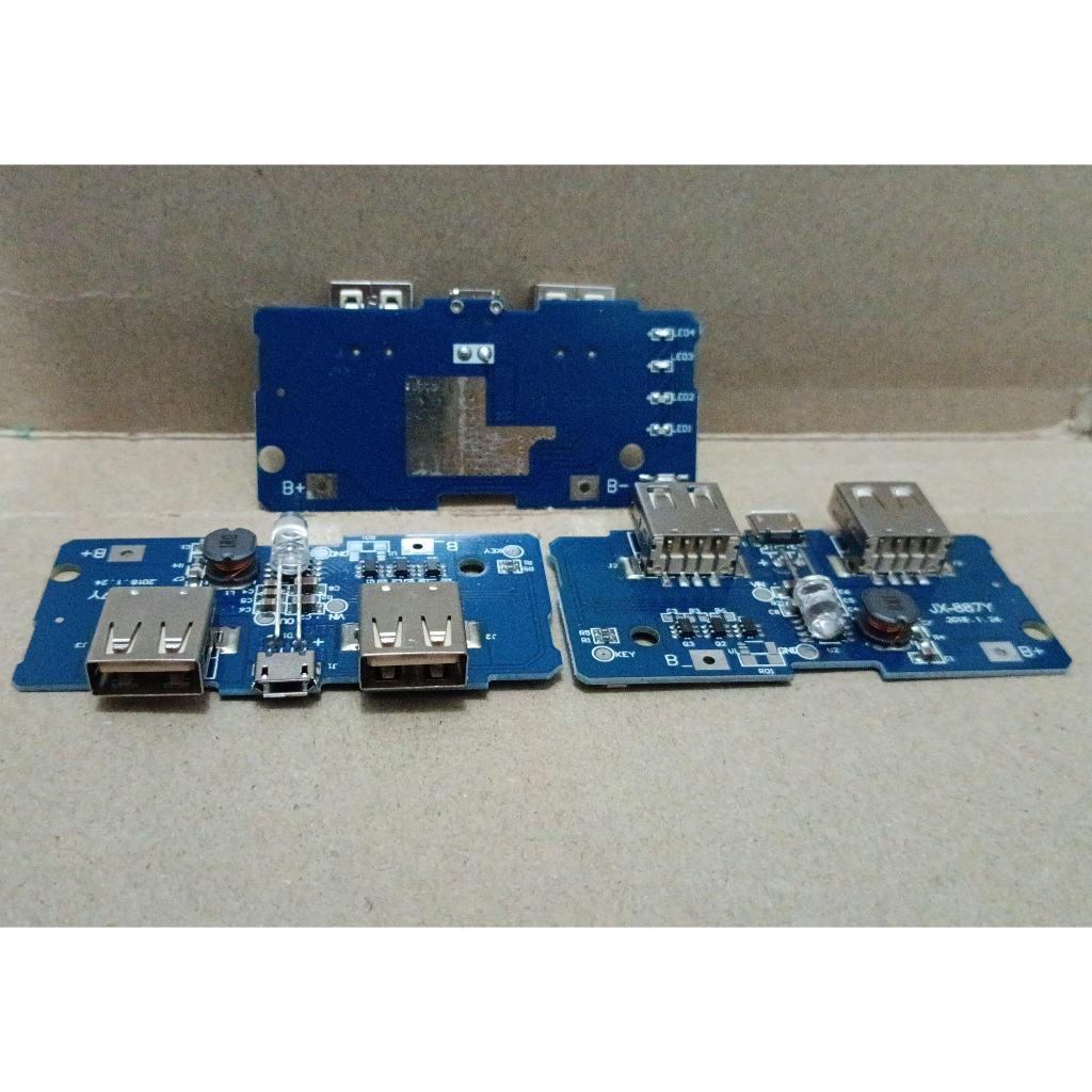 8379 kit module modul powerbank power bank dual output usb