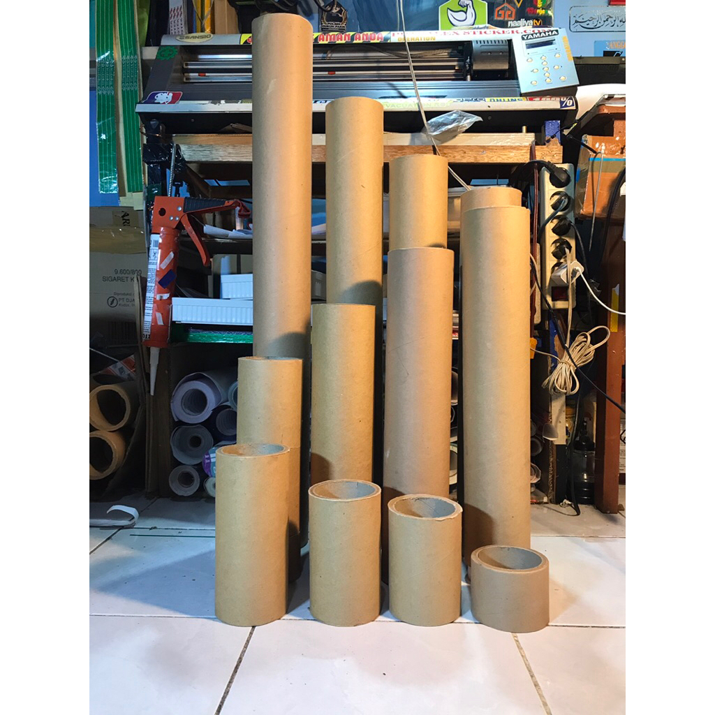 

slongsong pipa kardus mdf ukuran kecil-besar