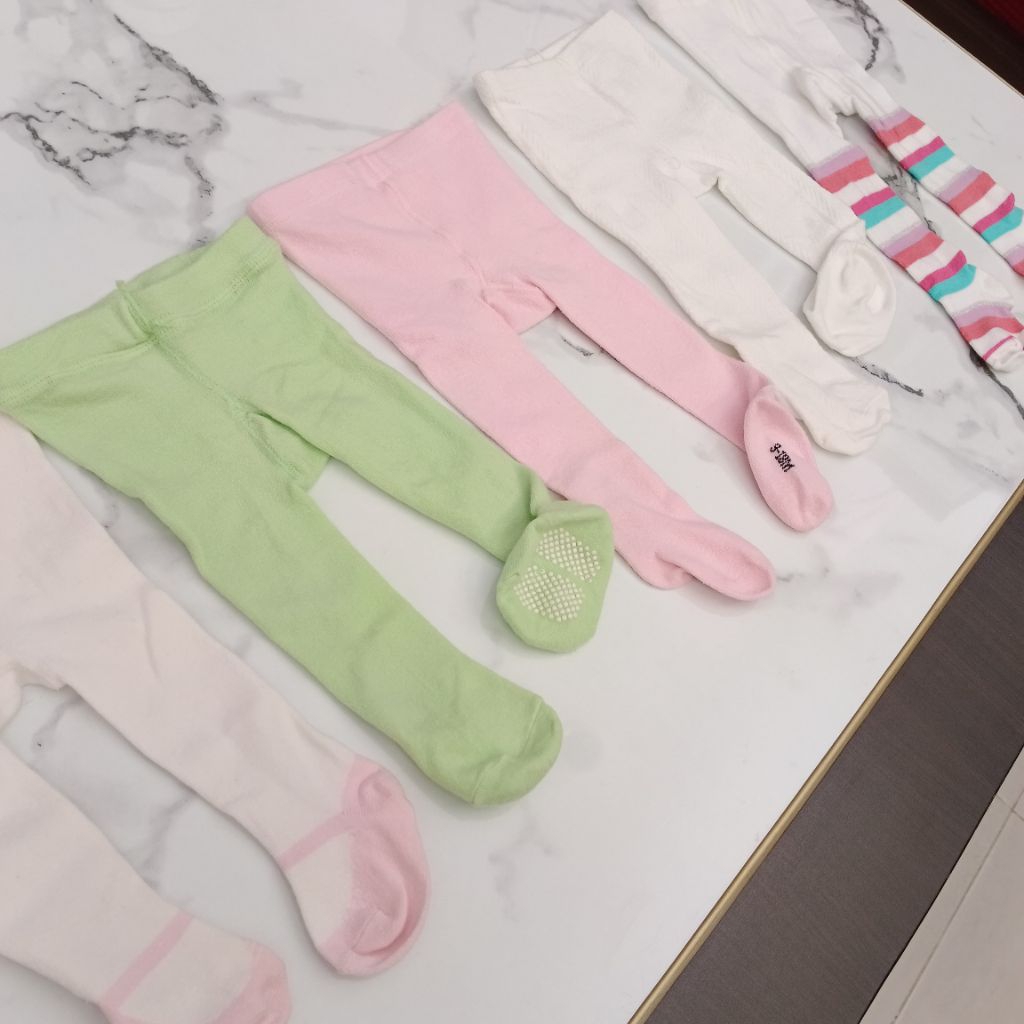 PRELOVED ANEKA CELANA LEGGING TUTUP KAKI BAYI NEWBORN 0-3M