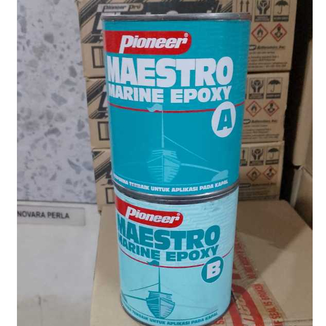 PIONEER MAESTRO MARINE EPOXY QUART Lem kapal lem epoksi epoxy lem serbaguna lem kapal anti bocor lem