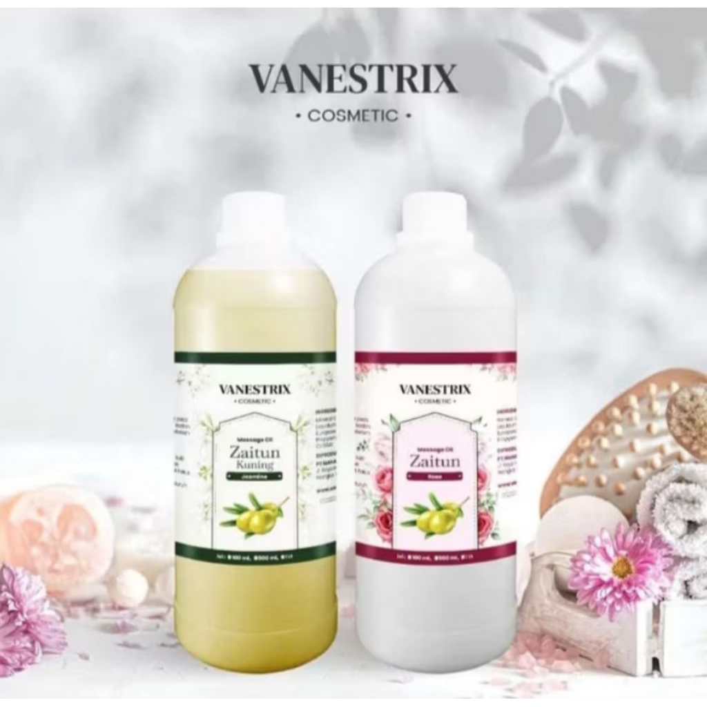 

Minyak Zaitun / Massage oil Vanestrix 1 Ltr BPOM
