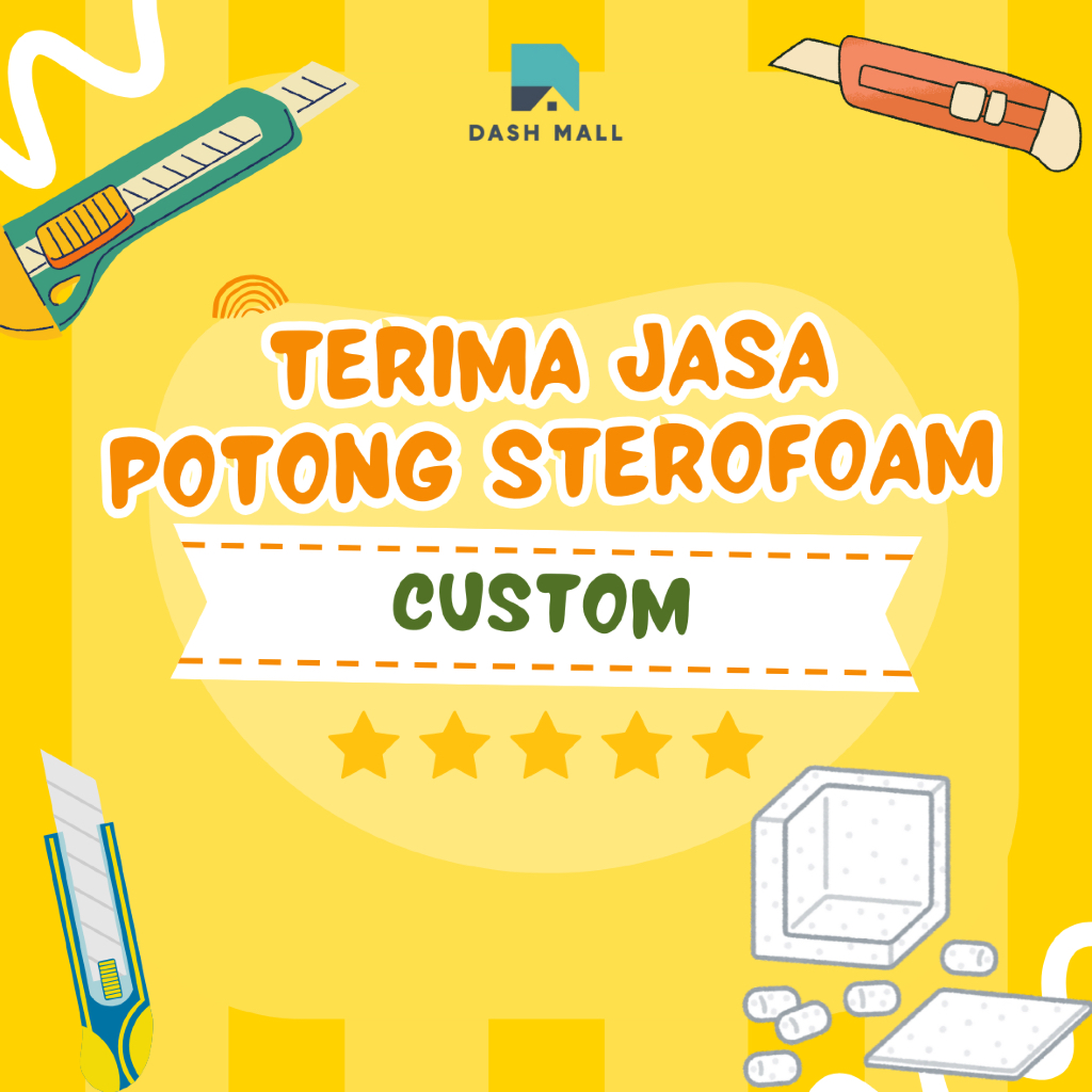 

Jasa Potong Custom Sterofoam Lembaran / Styrofoam Custom Cutting