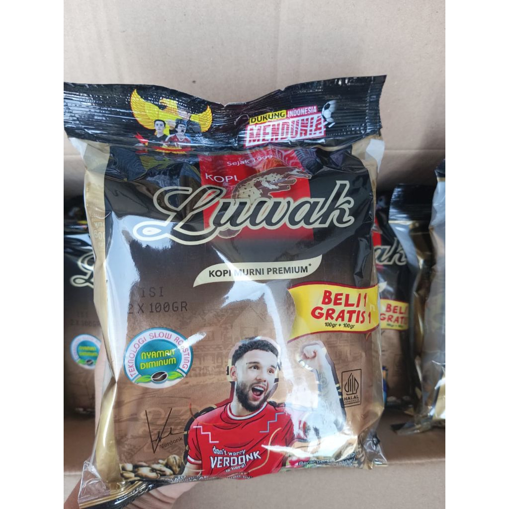 

Luwak Kopi Hitam | Kopi Hitam | kemasan 1 pack ( 100 gr +100gr)