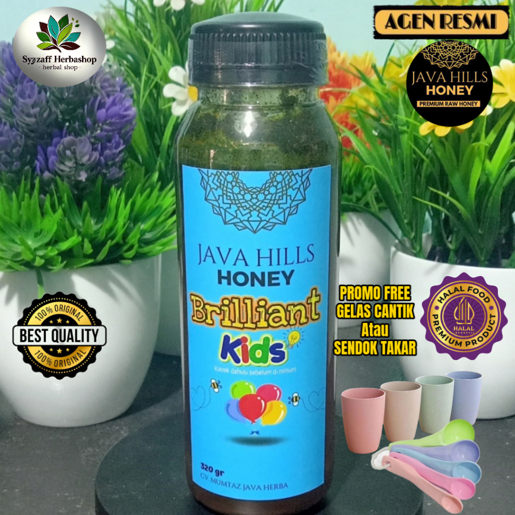 

MADU ANAK CERDAS BRILLIANT KIDS BY JAVA HILLS HONEY 320gr