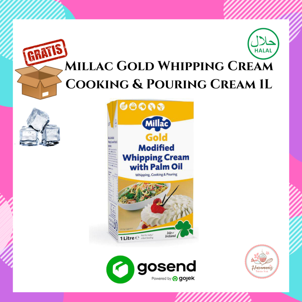 

Millac Gold Whipping Cream Cooking & Pouring Cream 1L