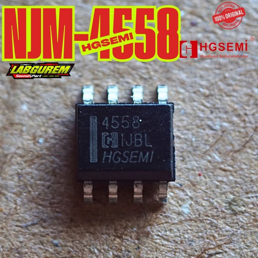 IC JRC4558 SMD NJM4558  / IC SMD 4558 ORIGINAL HGSEMI