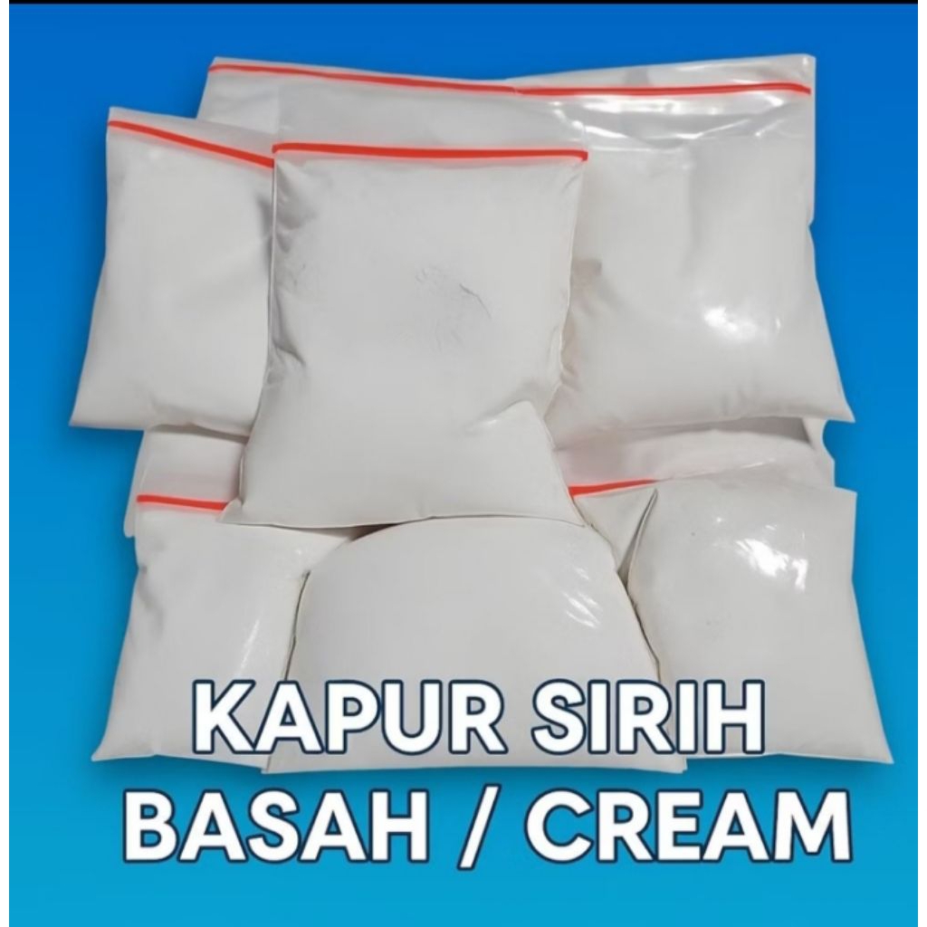 

kapur sirih basah/cream putih asli Injet -kmasan praktis 50Gram