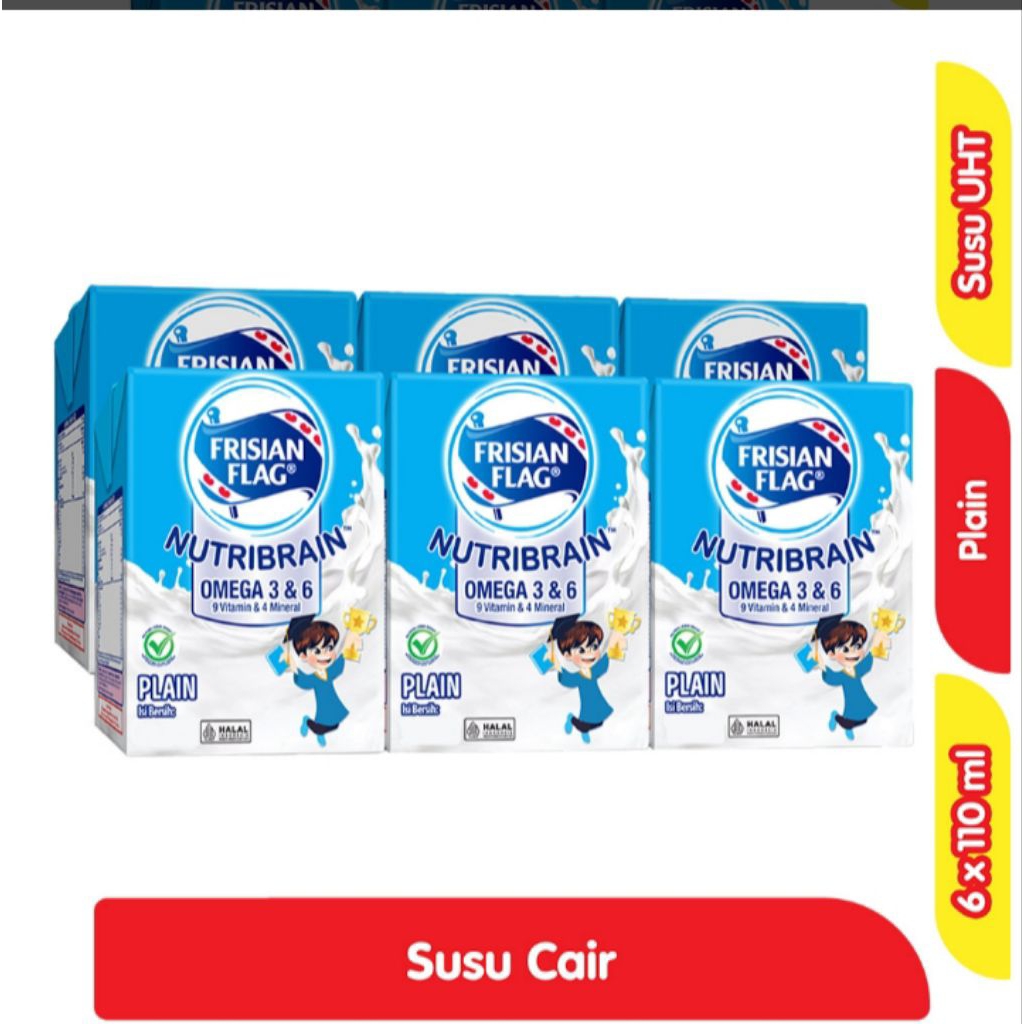 

Frisian Flag Nutribrain Susu UHT All Varian Kotak 6 x 110 ml