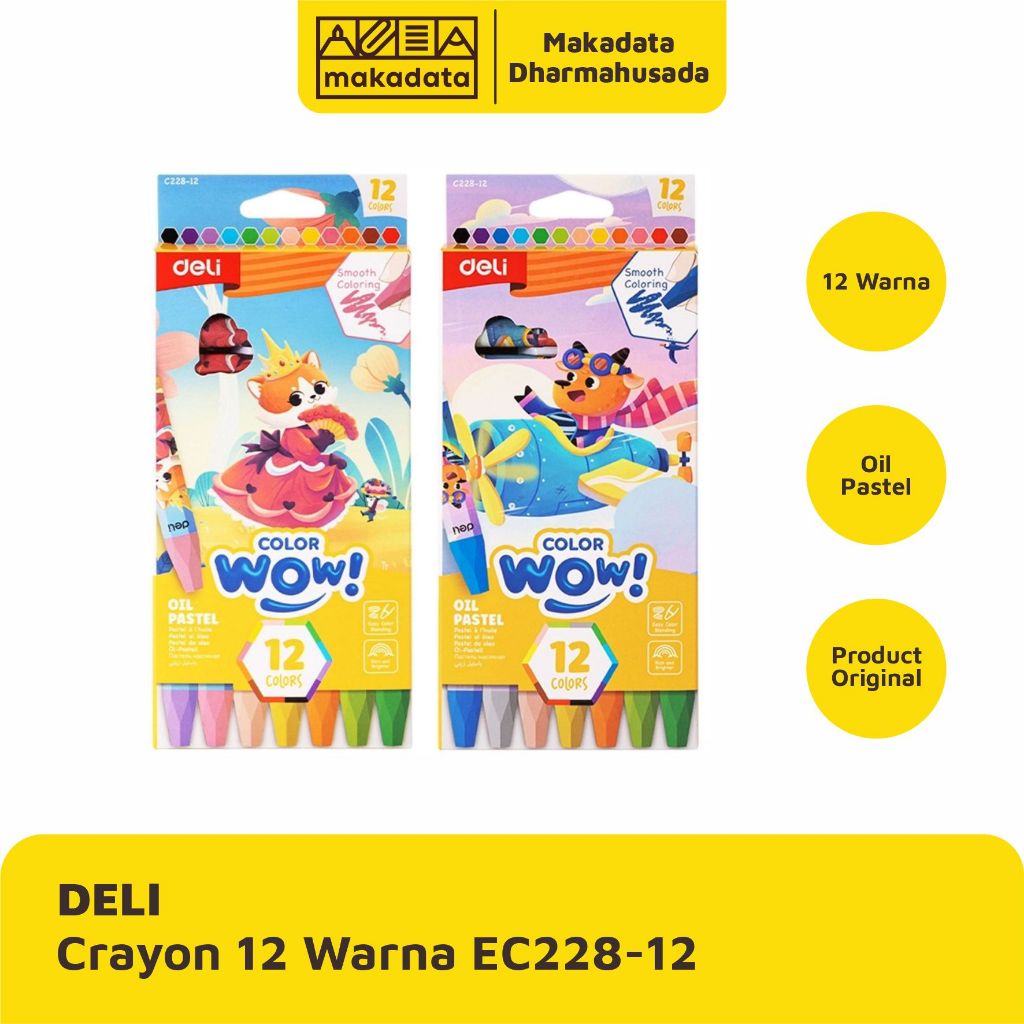 

CRAYON | KRAYON DELI COLOR WOW EC228-12 (1 PCS)