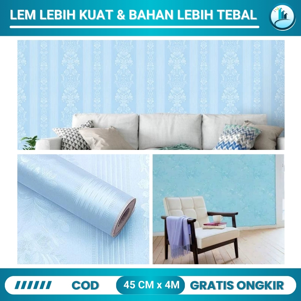 Walpaper Dinding Kamar Polos Embos Hijau Tosca Wallpaper Dinding Kamar Polos Motif Embos Hijau Tosca