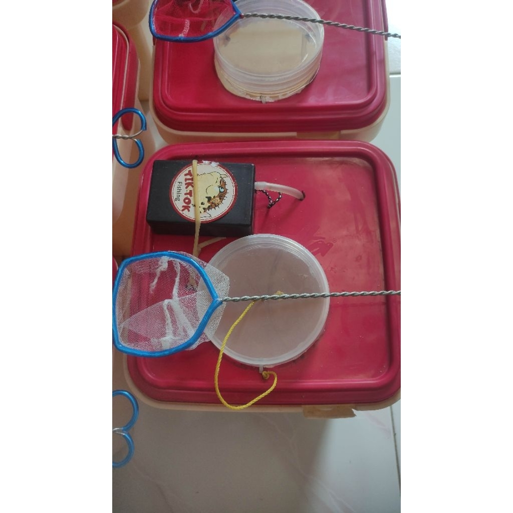 Aerator Charger Cas kuat 24 Jam BONUS Box Udang & Jaring Udang