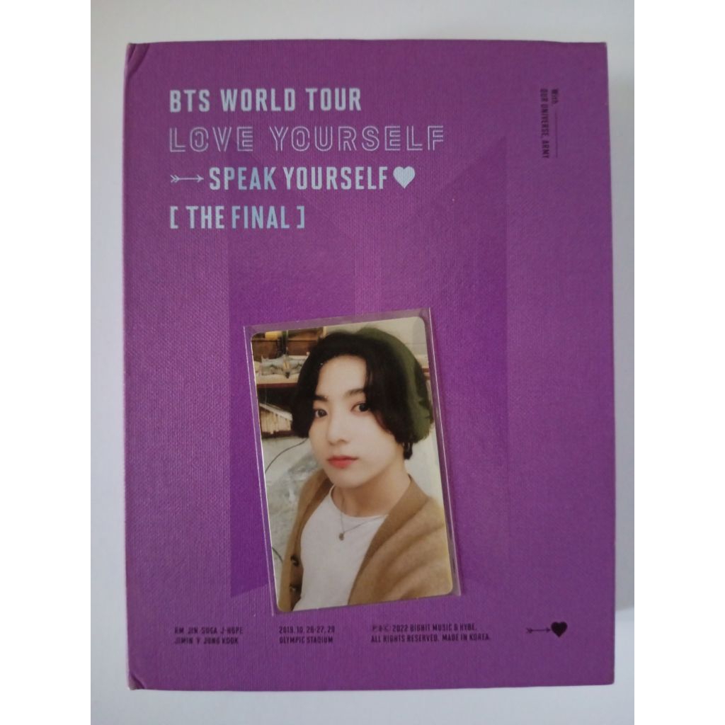 BTS LOVE YOURSELF [SPEAK YOURSELF] FINAL UNSEALED RPC JK