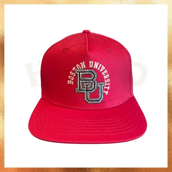 Topi Mitchell Ness x Cactus Jack Boston University Snapback Hat Original