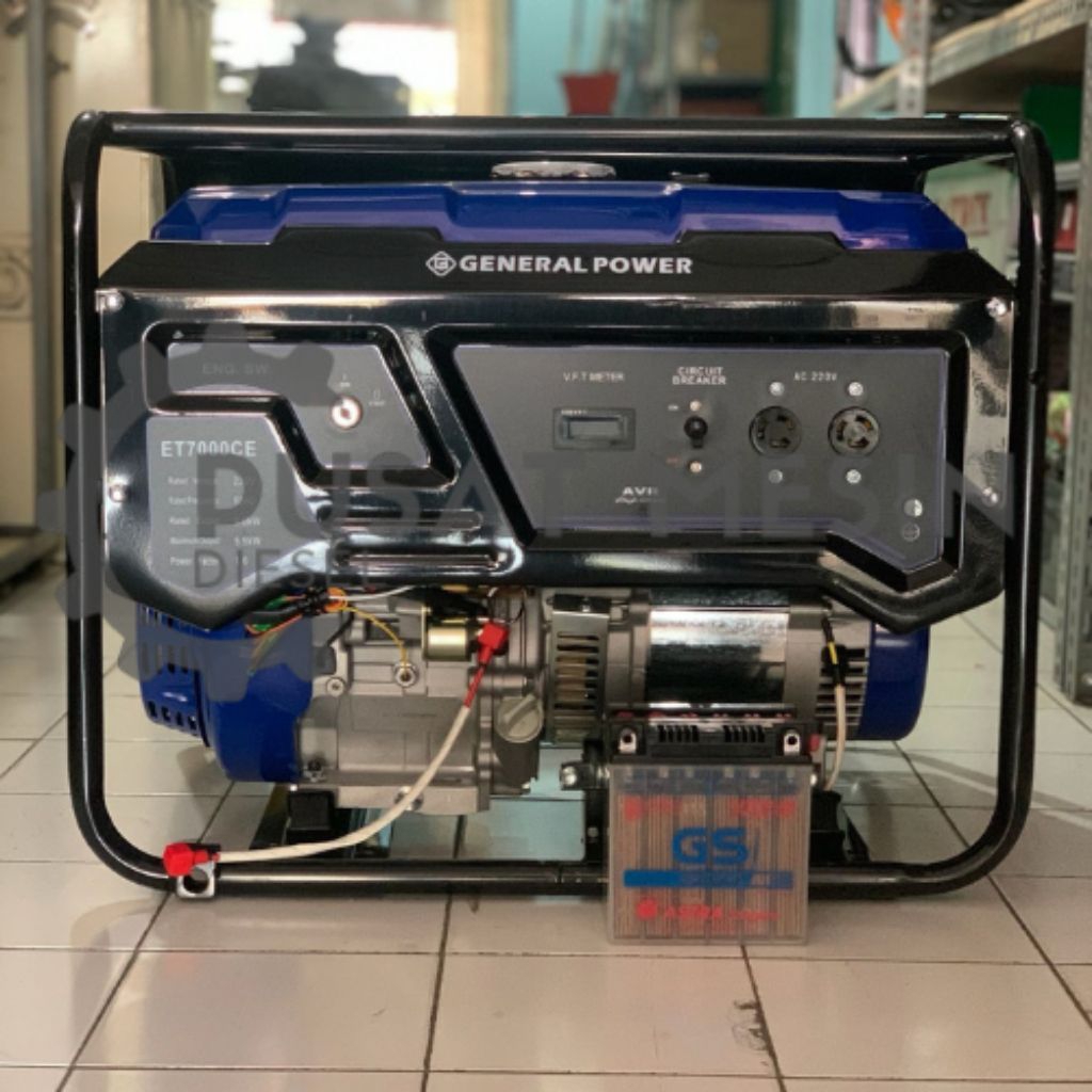 GENSET BENSIN 5500 WATT GENERAL ET7000CE