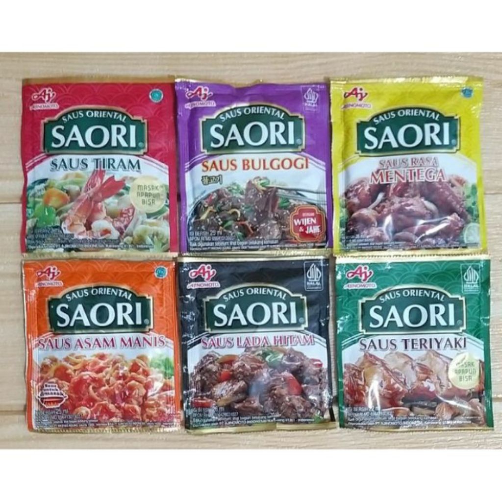 

Saori Saus Aneka Rasa Sachet 23ml (1 sachet)