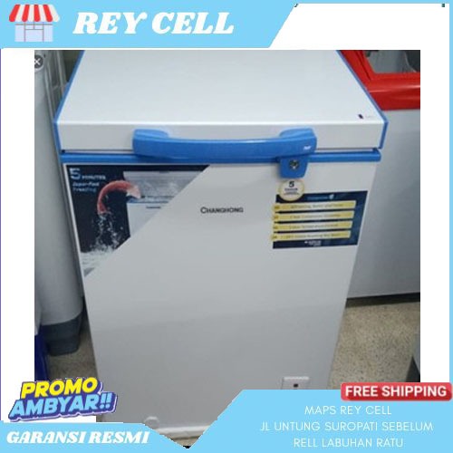 Freezer Box Changhong FCF136DW 100 Liter Garansi Resmi