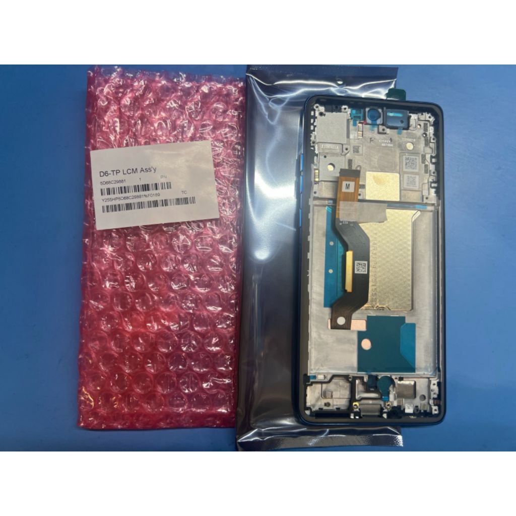 LCD TOUCHSCREEN FULLSET FRAME MOTOROLA EDGE 60 FUSION XT2503 100% ORIGINAL AMOLED