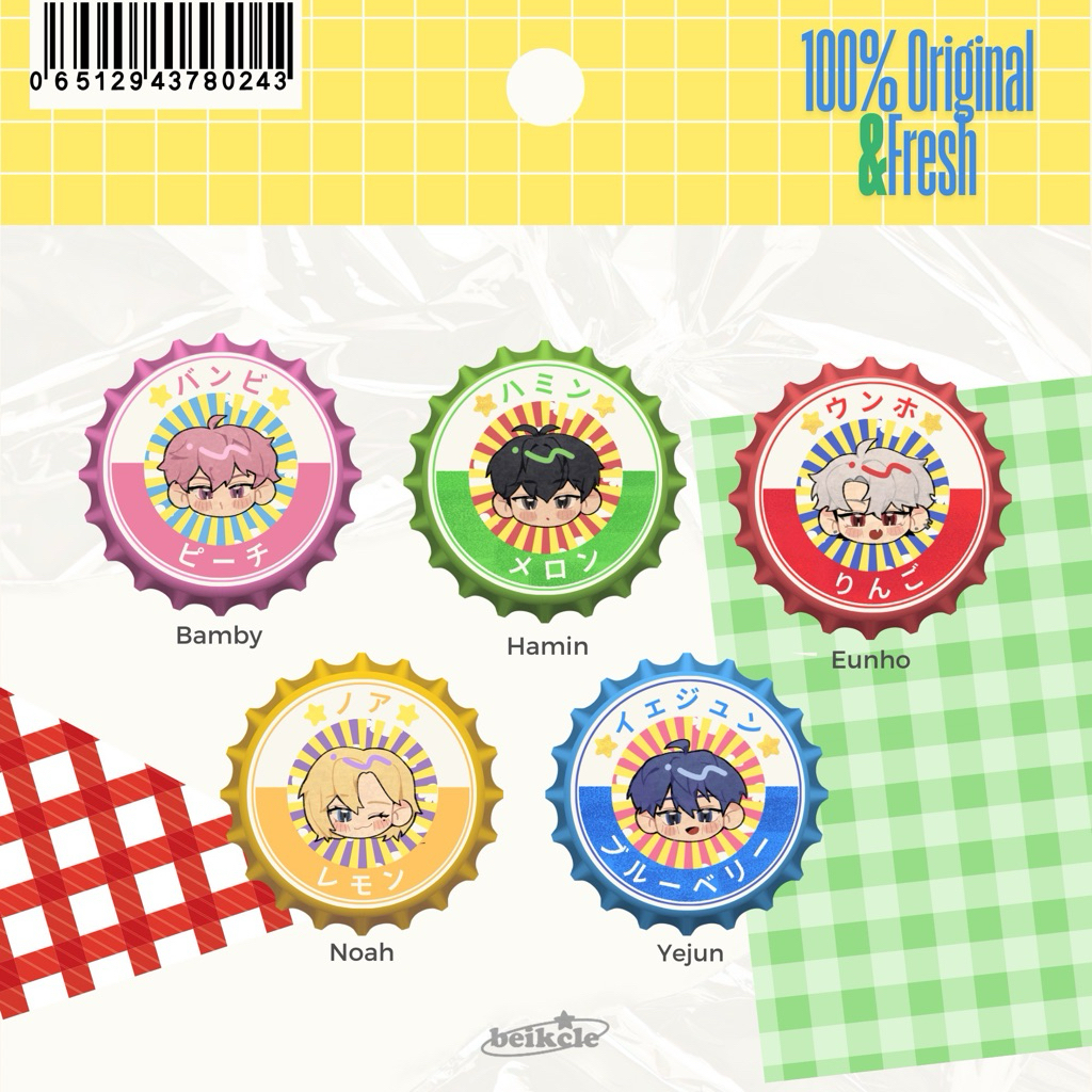 beikcle - Bottle Cap Pin PLAVE