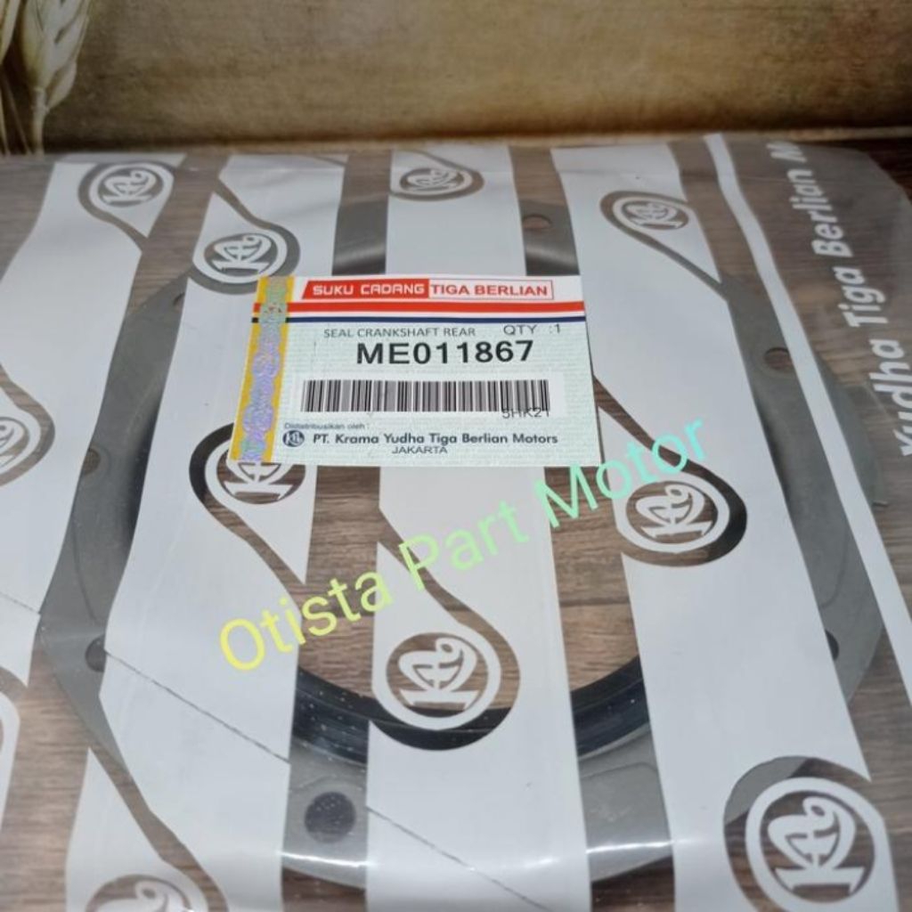 OIL SEAL CRANKSHAFT REAR KRUK AS BELAKANG PER PS120 PS 120 ME011867