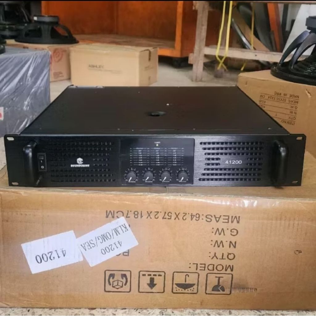 Power Amplifier Soundcrest SC 41200 4 Channel Class H